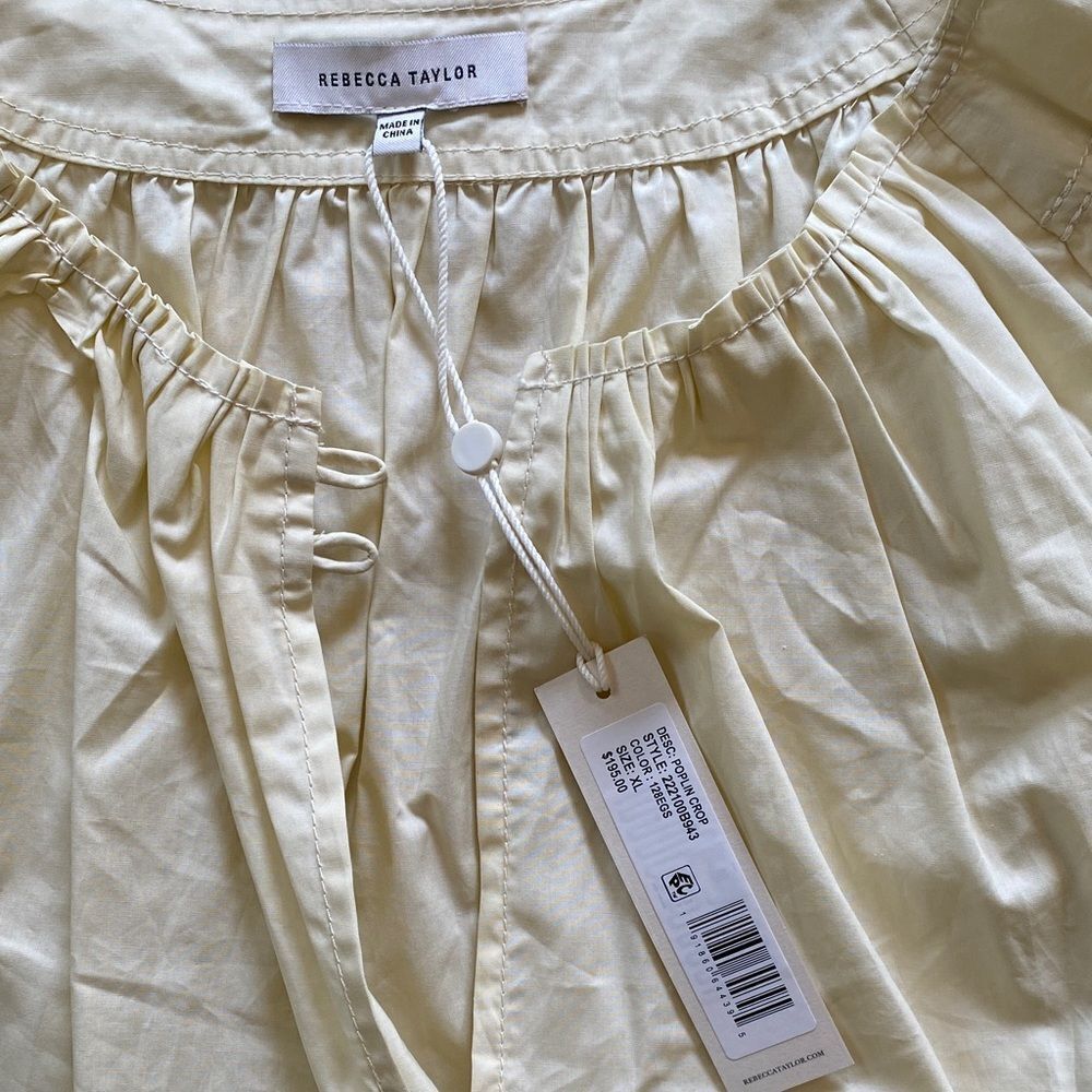 Cream Drawstring Blouse - Picture 8 of 10